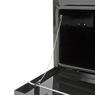 Deezee Universal Tool Box - HD Underbed Black Steel 18X18X48