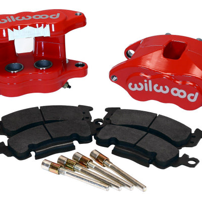 Wilwood D52 Rear Caliper Kit - Red 1.25 / 1.25in Piston 1.28in Rotor