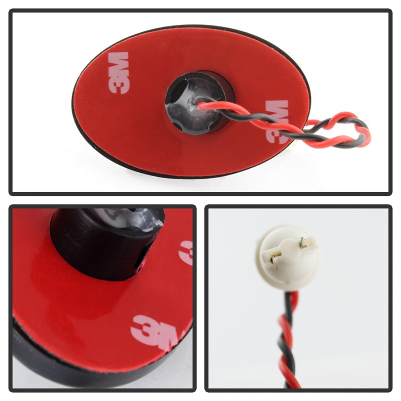 xTune Ford Superduty F250-F550 99-10 Dually Fender LED Side Fender Lights Clear ACC-LED-FDSD99-SL-C