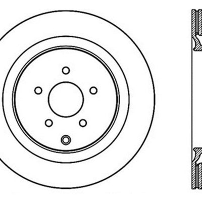 StopTech Drilled Sport Brake Rotor