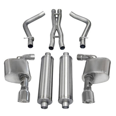 Corsa 2012-2014 Dodge Charger SRT-8 6.4L V8 Polished Xtreme Cat-Back Exhaust