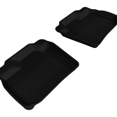3D MAXpider 2011-2018 Nissan Leaf Kagu 2nd Row Floormats - Black