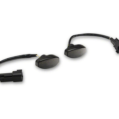 Raxiom 10-20 Ford F-150 Raptor Axial Series LED Front Fender Flare Lights- Smoked