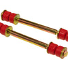 Prothane Universal End Link Set - 6 1/8in Mounting Length - Red