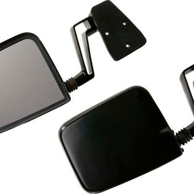 Kentrol 88-06 Jeep Wrangler YJ/TJ Mirror Kit Pair - Powdercoat Black