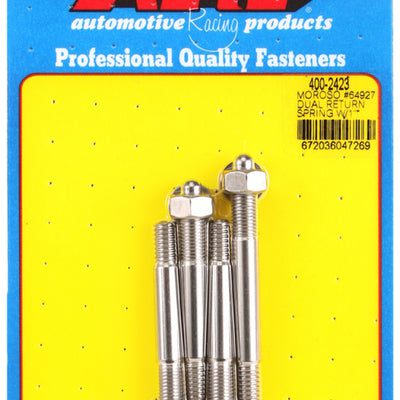 ARP Moroso 64927 Dual Return Spring w/ 1in Spacer Plate SS Carb Stud Kit