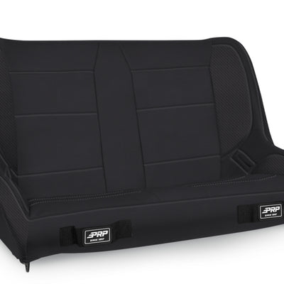 PRP  Jeep CJ-7/Wrangler YJ Elite Series Rear Bench- Black Vinyl