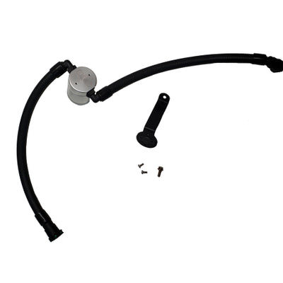 J&L 20-23 Buick Encore GX / Chevrolet Trailblazer Driver Side Oil Separator 3.0 - Clear Anodized