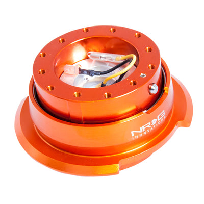 NRG Quick Release Kit Gen 2.8 - Orange Body / Titanium Chrome Ring