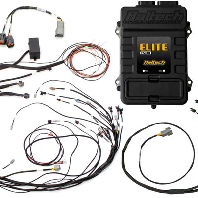 Haltech Elite 1500 Terminated Harness ECU Kit w/ Square EV1 Injector Connectors