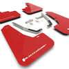 Rally Armor 2024 Subaru Crosstrek Red UR Mud Flap White Logo