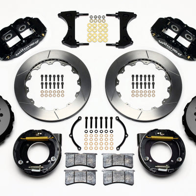 Wilwood Narrow Superlite 4R Rear P-Brk Kit 12.88in Chevy C-10 2.42 Offset 5-lug