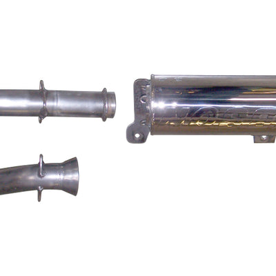 Gibson 11-13 Yamaha YXR700F Rhino 700 FI Base Single Exhaust - Stainless