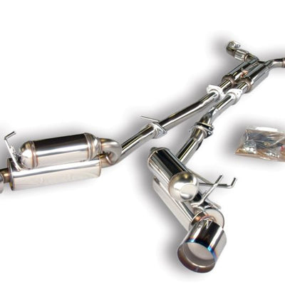 HKS 03-06 350z Dual Hi-Power Ti Tip Catback Exhaust (SUS304 NO COATING)