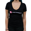 Baja Designs Black Ladies V Neck T Shirt - Medium