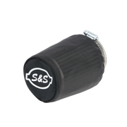S&S Cycle Air Filter Cover For Tapered S&S Tuned Induction Filters - Black Nylon