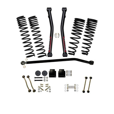 Skyjacker Suspension Lift Kit Components 3.5in Front 2in Rear 2020 Jeep Gladiator JT - Rubicon