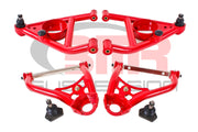BMR 67-69 1st Gen F-Body Upper And Lower A-Arm Kit - Red