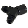 Vibrant -10AN Female x Dual -8AN Male Y-Adapter Fitting - Aluminum