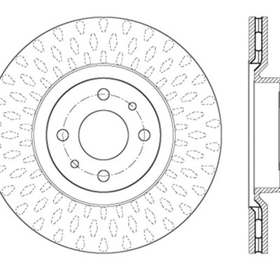 StopTech Slotted & Drilled Sport Brake Rotor