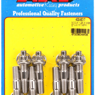 ARP Sport Compact M10 x 1.25 x 55mm Stainless Accessory Studs (8 pack)