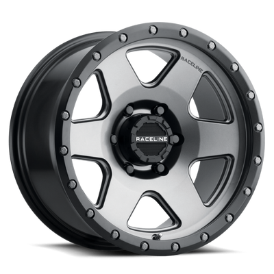 Raceline 946G Boost 18x9in / 6x135 BP / 12mm Offset / 93.98mm Bore - Gunmetal Wheel