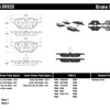StopTech Performance 01-02 BMW Z3 / 03-09 Z4 / 10/90-07 3 Series / 99-09 Saab 9-5 Rear Brake Pads