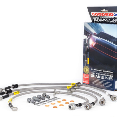 Goodridge 17-21 Honda Civic Hatchback Stainless Steel Brake Line Kit