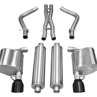 Corsa 11-14 Chrysler 300 R/T 5.7L V8 Black Sport Cat-Back Exhaust