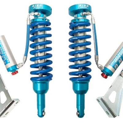 King Shocks 2005+ Toyota Tacoma (6 Lug) Front 2.5 Dia Remote Reservoir Coilover w/Adjuster (Pair)