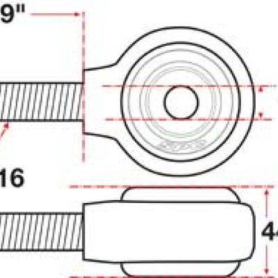 SPC Performance XAXIS Rod End Ball Joint