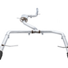 AWE Tuning 18-21 Volkswagen Jetta GLI Mk7 Track Exhaust - Diamond Black Tips (Fits High-Flow DP)