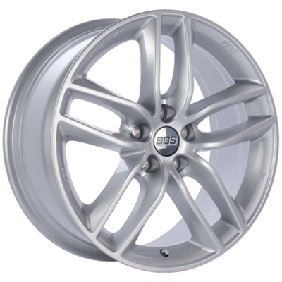 BBS SX 20x9 5x108 ET38 Sport Silver Wheel -82mm PFS/Clip Required