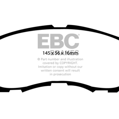EBC 11-14 Chrysler 200 2.4L Bluestuff Front Brake Pads