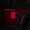 Raxiom 18-23 Jeep Wrangler JL Horizon LED Tail Lights- BlkHousing- Red Lens