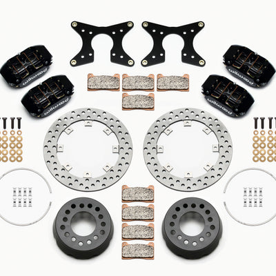Wilwood Dynapro Lug Mount Dual Rear Dynamic Kit SA Drilled M-W/Lamb Ends 1/2in Studs