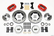 Wilwood Dynapro Dust-Boot Front Kit 11.00in Drilled-Red WWE ProSpindle