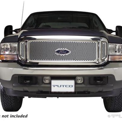 Putco 99-04 Ford SuperDuty - Side Vents Only Punch Stainless Steel Grilles