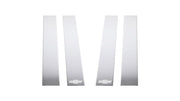 Putco 2020 Chevy Silv HD - Chevy Bow Tie Etching - Crew Cab / Double Cab (6pcs) SS Pillar Posts