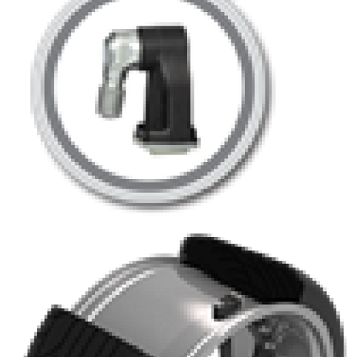 Schrader TPMS Sensor - Clamp-In Programmable 90 Degree EZ-Sensor ( valve stem not included )