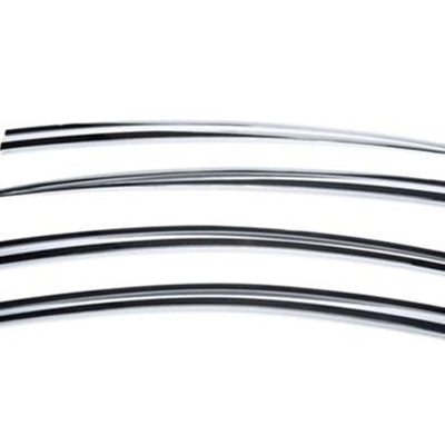 Putco 14-17 Kia Forte Sedan - Tape on Application Element Chrome Window Visors