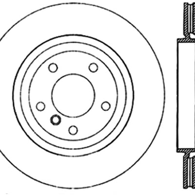 StopTech 00-07 BMW 330 Series E46/E90 Drilled & Slotted Left Rear Rotor