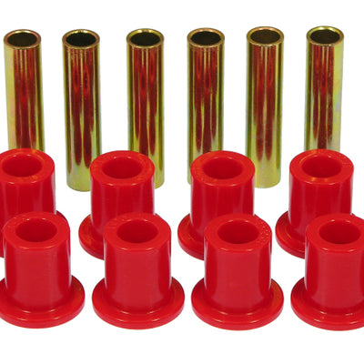 Prothane 67-77 Ford F250 4wd Front Spring & Shackle Bushings - Red