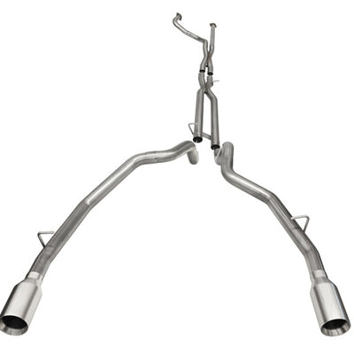 Corsa 2021-2024 Dodge Ram TRX Crew Cab Baja Catback Exhaust Dual Rear Satin Tip