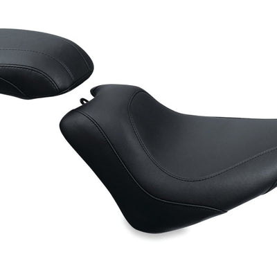 Mustang 11-13 Harley Blackline, 12-17 Slim/Slim S Wide Tripper Solo Seat - Black