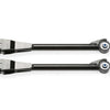 Fabtech 07-18 Jeep JK 4WD Short Control Arm Front Upper Links w/Poly Ball Joints - Pair