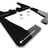 Rally Armor 22-24 Tesla Model X Black UR Mud Flap w/White Logo