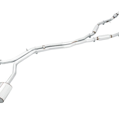 AWE Tuning Audi B9 SQ5 Resonated Touring Edition Cat-Back Exhaust - No Tips (Turn Downs)