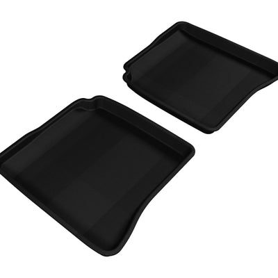3D MAXpider 2007-2013 Mercedes-Benz S-Class W221 Kagu 2nd Row Floormats - Black