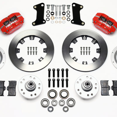 Wilwood Dynapro Dust-Boot Front Kit 12.19in Red 67-69 Camaro 64-72 Nova Chevelle